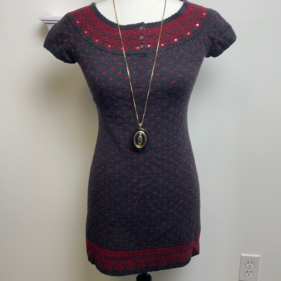 Neve Wool Sweater Dress XS Size - Picture 15 of 15